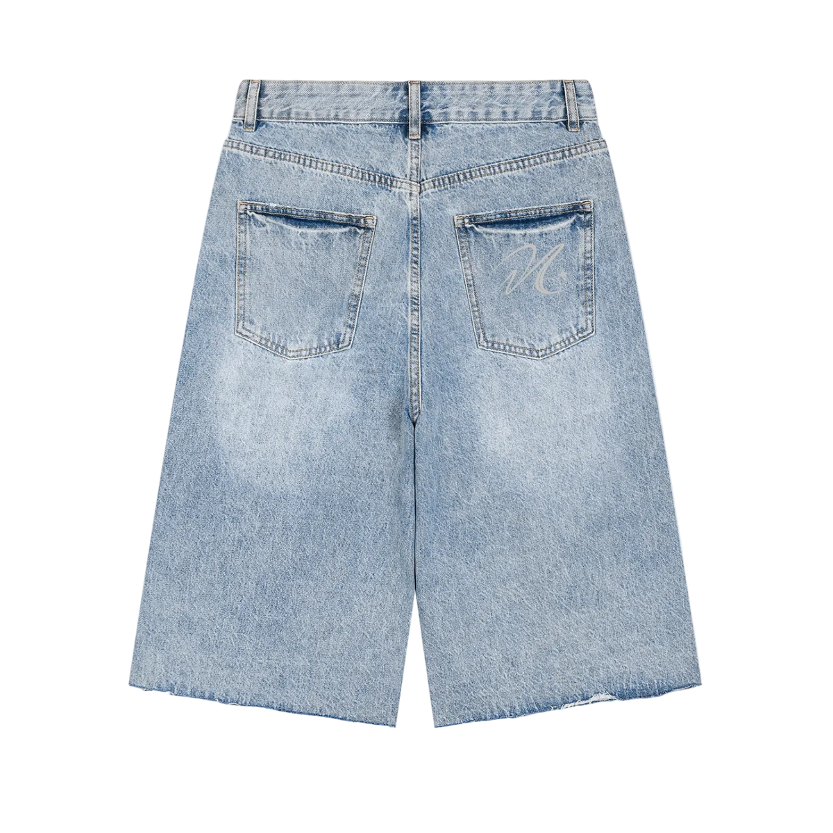 AFTERLIGHT Sunfaded Denim Shorts
