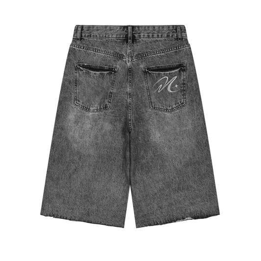 AFTERLIGHT Sunfaded Denim Shorts