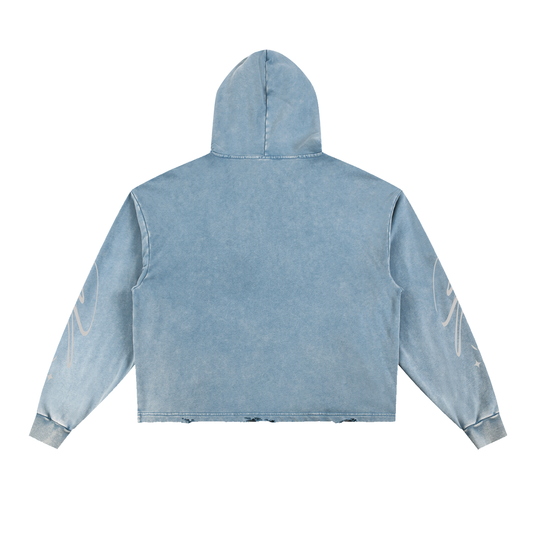 AFTERLIGHT Sunwashed Frayed Hoodie