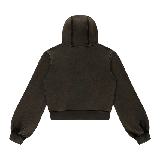 Vintage Wash Women’s Full Zip Hoodie