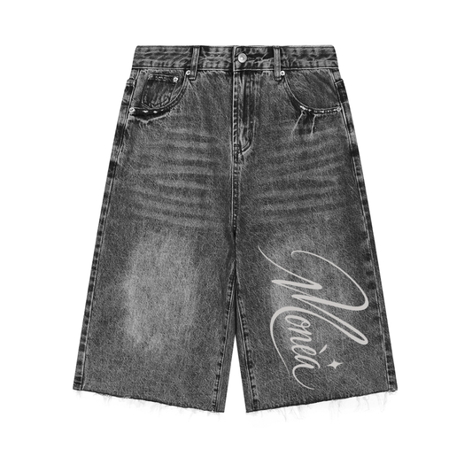 AFTERLIGHT Sunfaded Denim Shorts