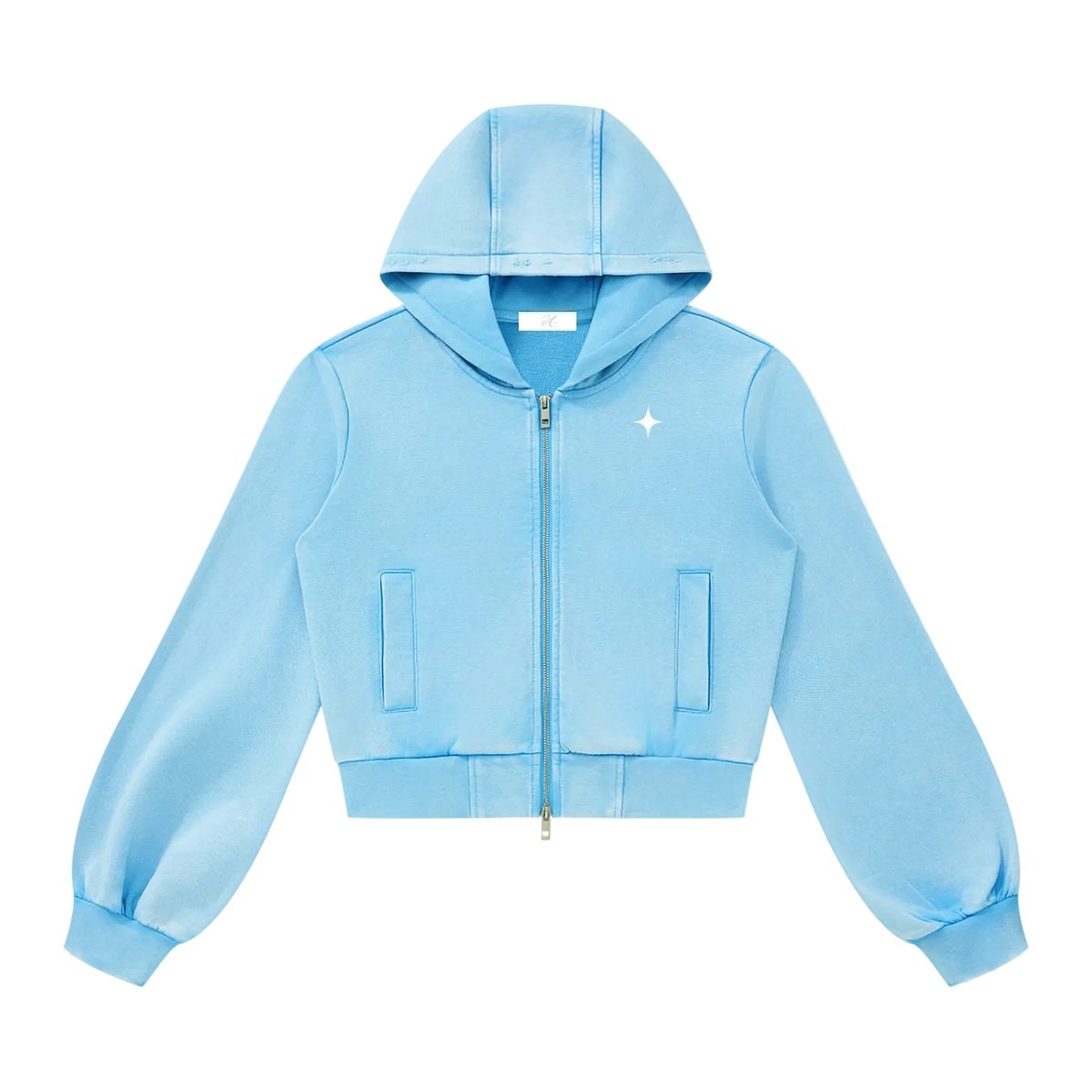 Vintage Wash Women’s Full Zip Hoodie
