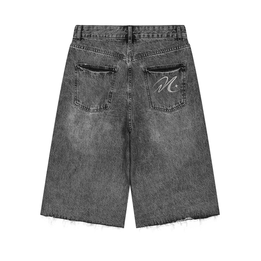 AFTERLIGHT Sunfaded Denim Shorts