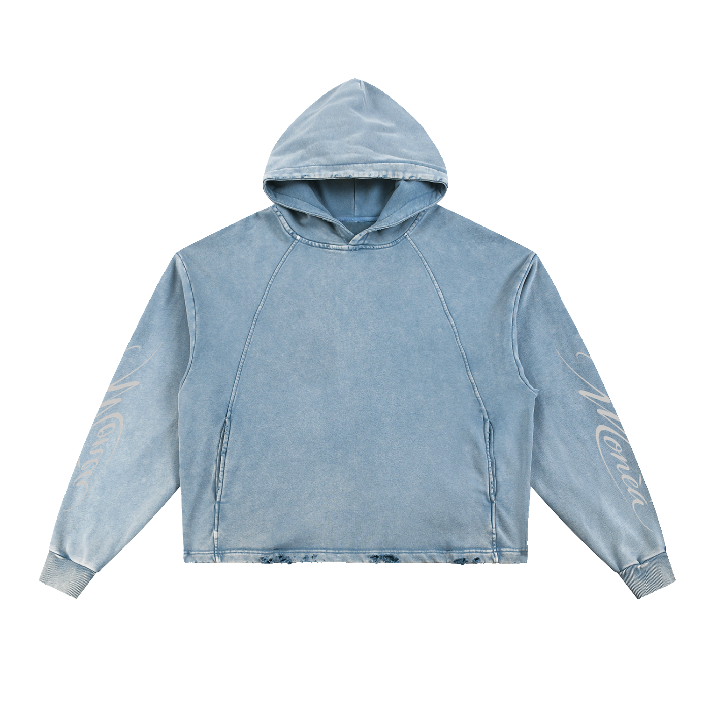 AFTERLIGHT Sunwashed Frayed Hoodie