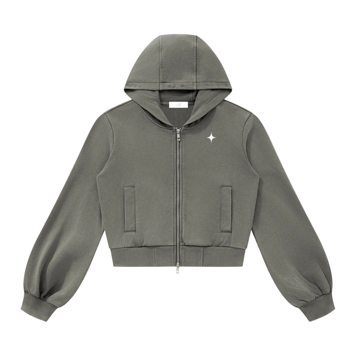 Vintage Wash Women’s Full Zip Hoodie
