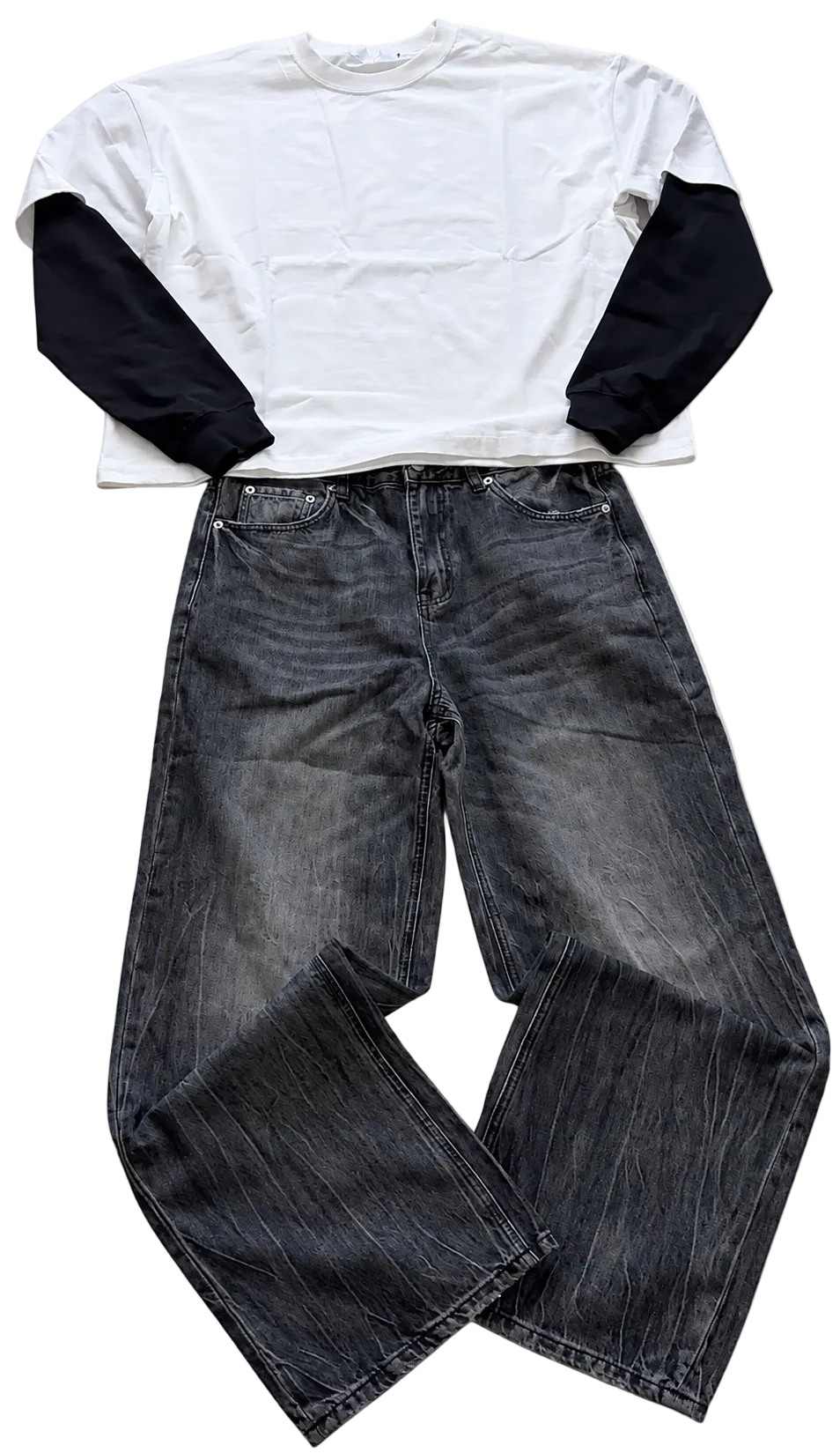 longsleeve+ black denim