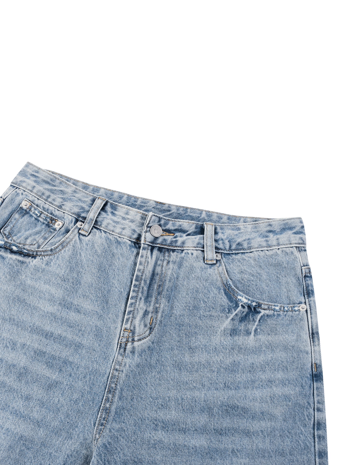 AFTERLIGHT Sunfaded Denim Shorts