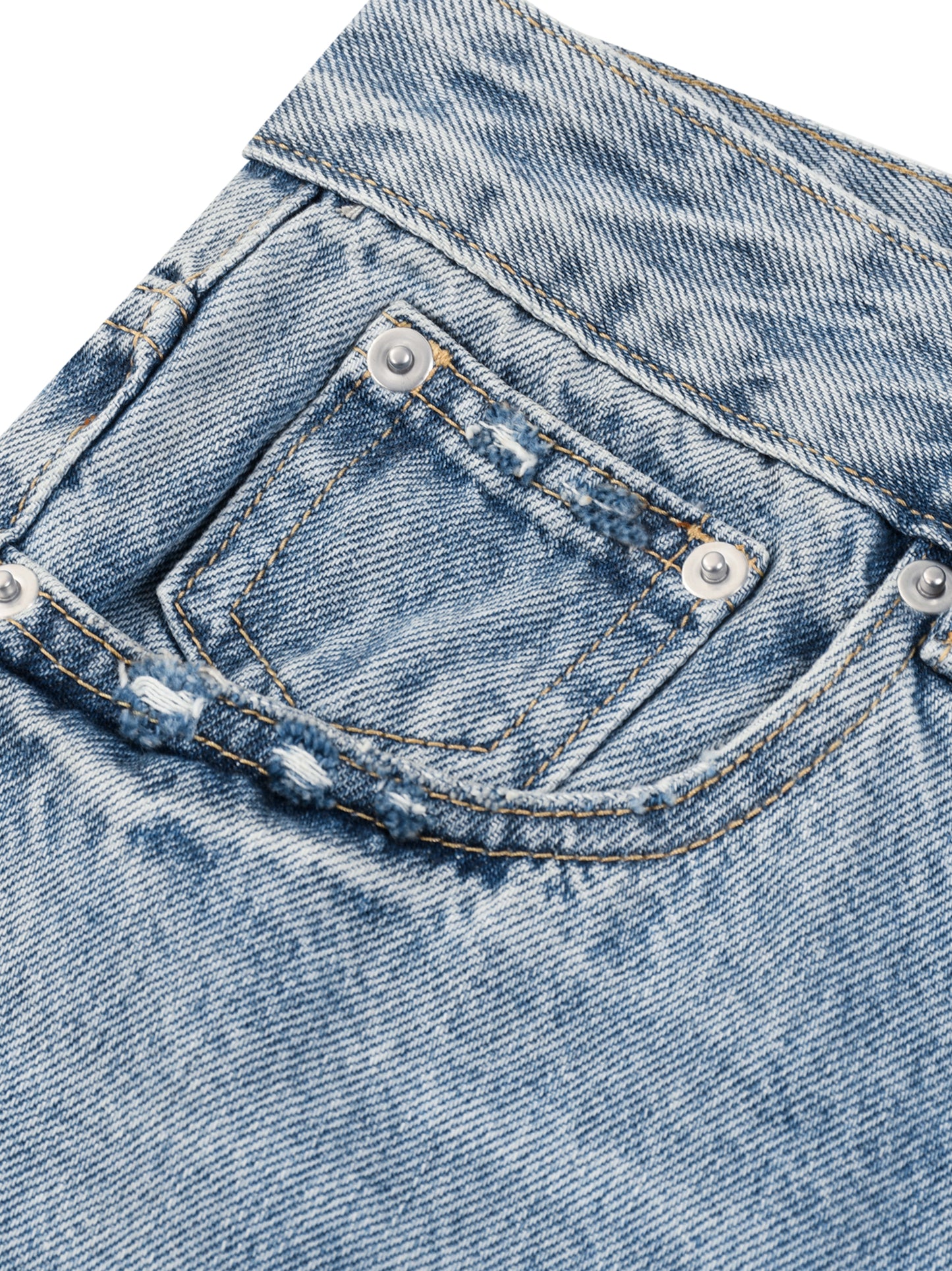 AFTERLIGHT Sunfaded Denim Shorts
